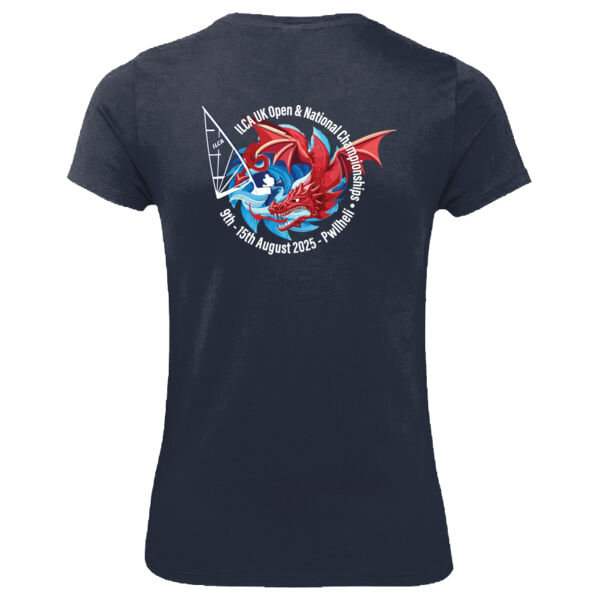 ILCA UK Ladies 2025 Nationals T-shirt Dark Colours Thumbnail