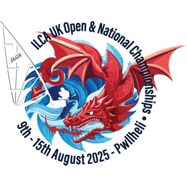 ILCA Nationals Pwllheli 2025 Navy Text DTF Thumbnail